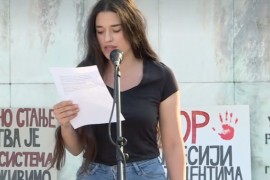 Poruka studentkinje koja je udarena autom na blokadi