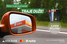 "Neka tvoje putovanje traje duže" uz ATOS BANK, Nestro Petrol i ...