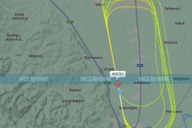 Avion Wizz Aira sat vremena kružio iznad banjalučkog aerodroma