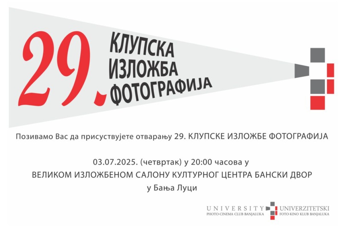 Univerzitetski foto-kino klub Banjaluka otvara najznačajniju izložbu (FOTO)
