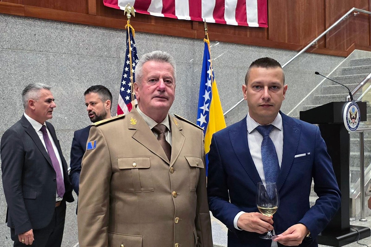Goganović na prijemu u Ambasadi SAD: Srbi američki saveznik