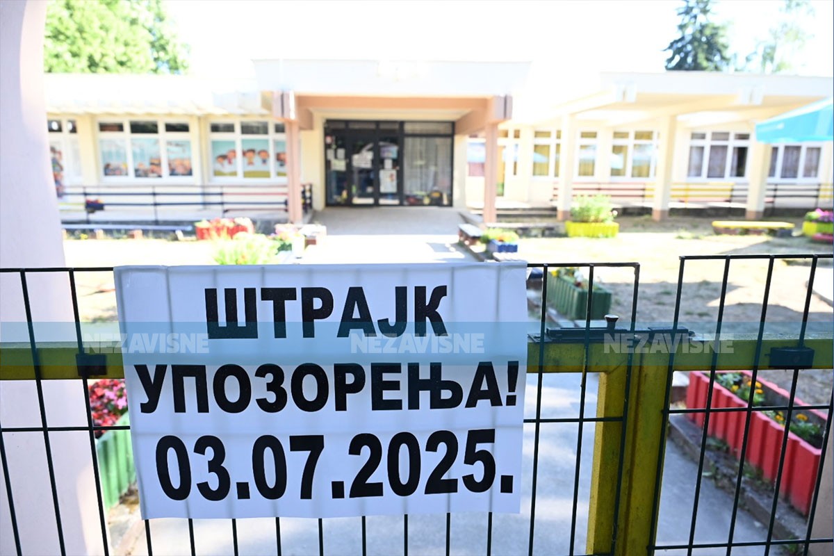 Radnici banjalučkih vrtića održali novi štrajk upozorenja