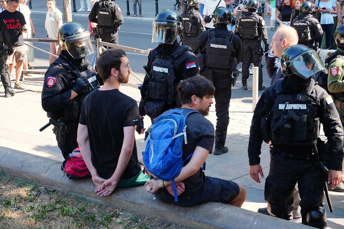 Studenti u blokadi uputili poruku Vučiću (VIDEO)