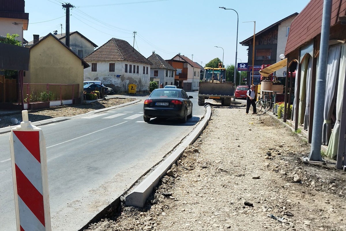 Rekonstrukcija Partizanske ulice u Gradišci