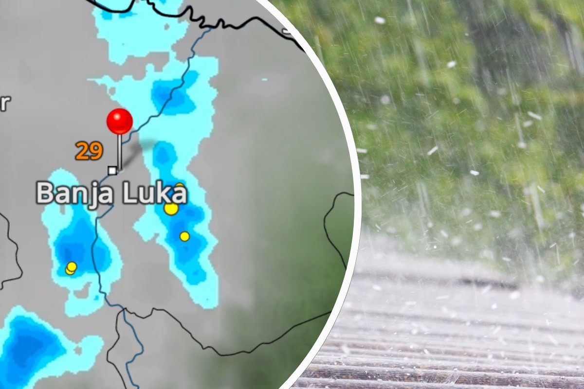 Od sutra velika promjena vremena u BiH: Led, pljuskovi, grmljavina