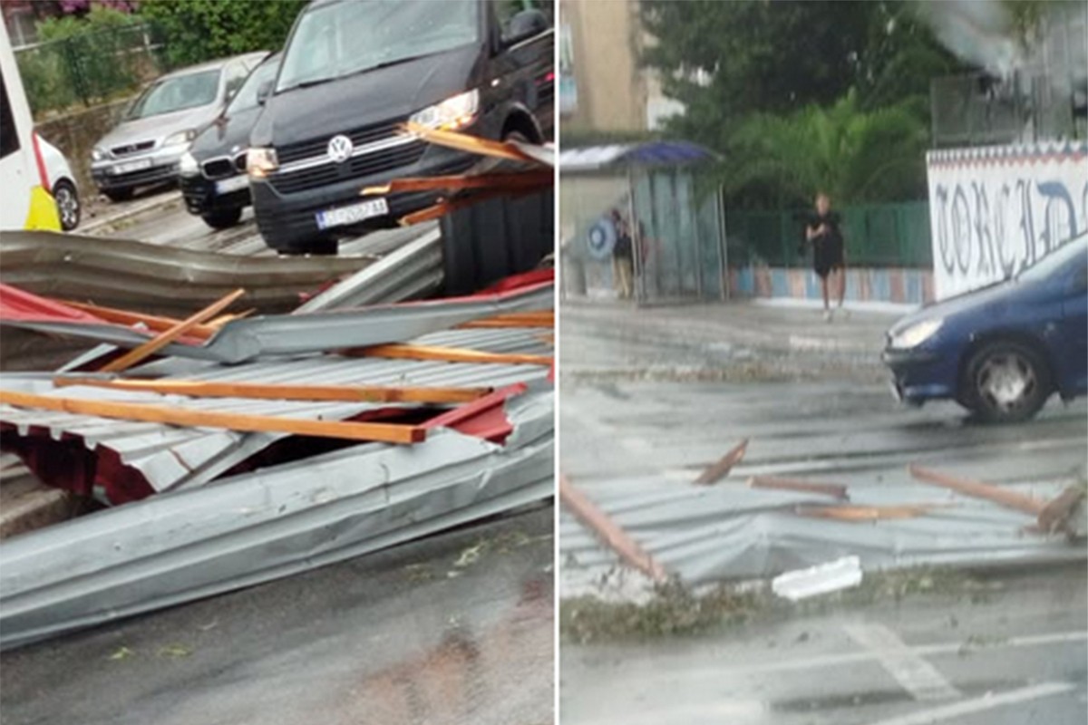 Sirene u Splitu: Poplave na ulicama, velika šteta (VIDEO)