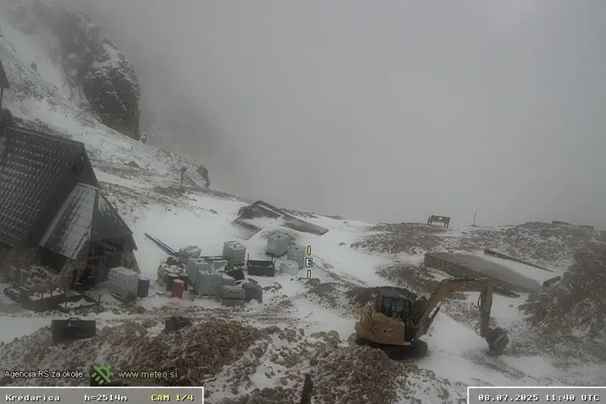 U Sloveniji pao snijeg, kakve su prognoze za BiH (FOTO)