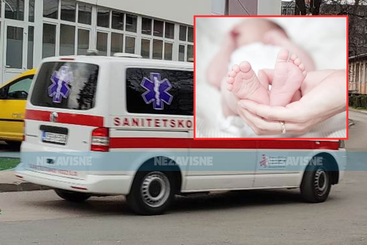Beba požurila: Mlada majka se porodila u vozilu saniteta