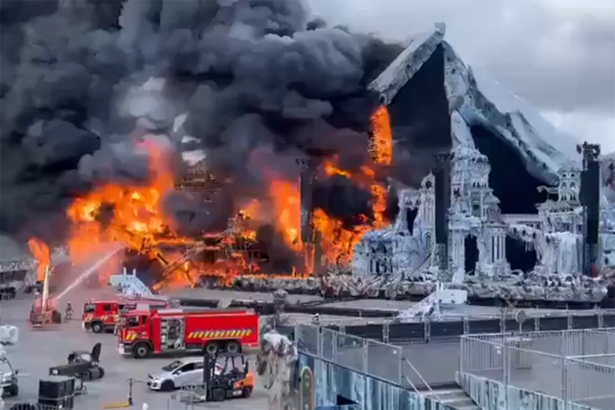 Požar na jednom od najvećih festivala na svijetu: Vatra progutala glavnu pozornicu (VIDEO)