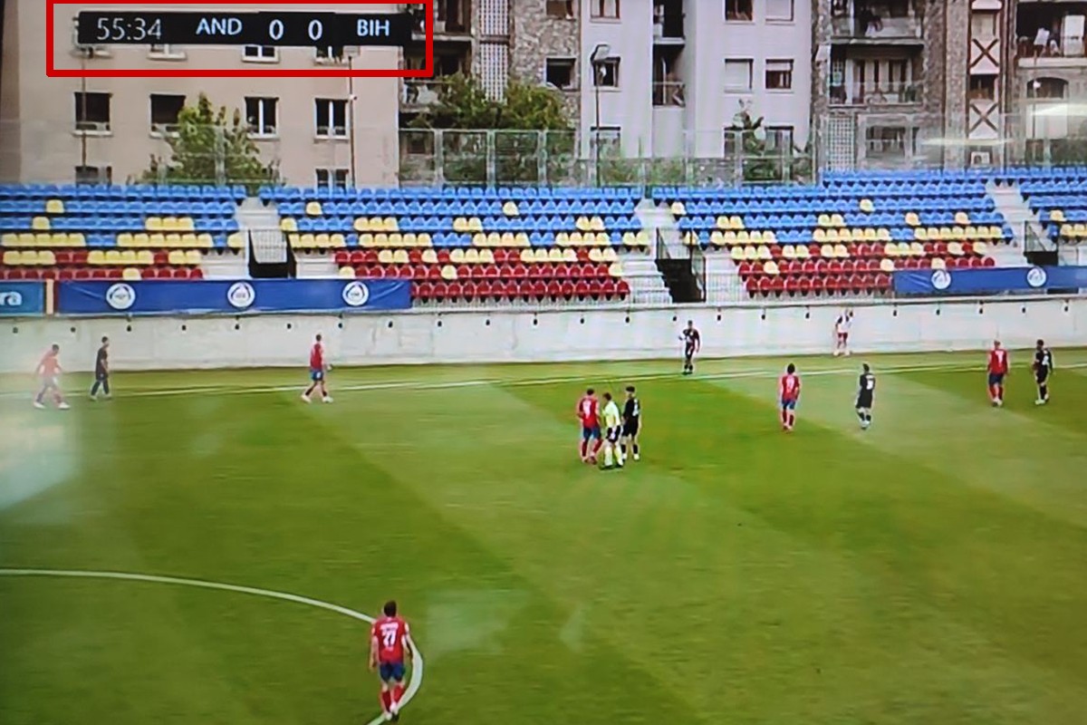 Neobična greška u Andori, Borac prikazan kao BiH