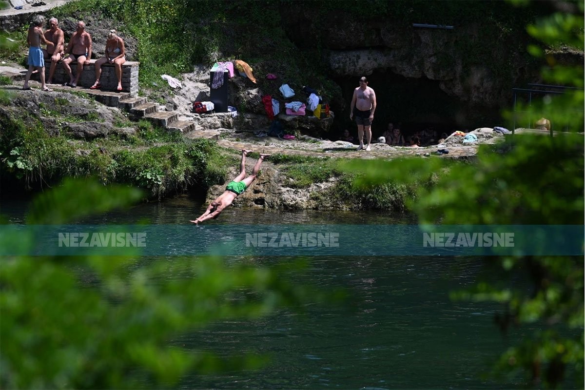 Novi toplotni talas zahvatio BiH: U Mostaru 38 stepeni, u Banjaluci 33
