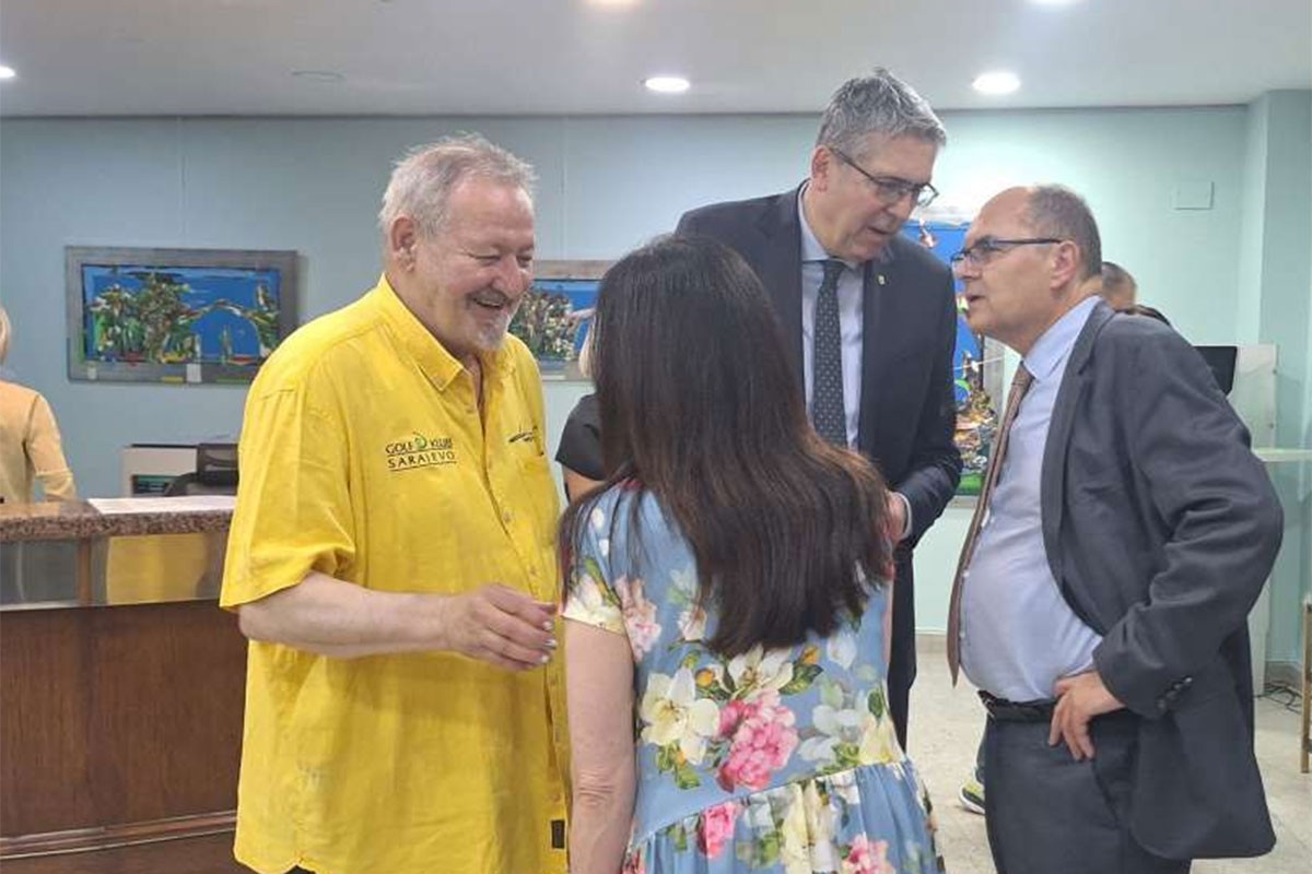 Otvorena izložba Adina Hebiba "Tvoj i moj grad" Sarajevo - Mostaru 2025.
