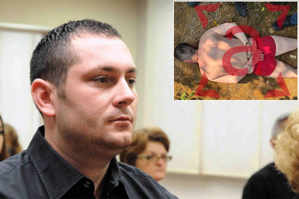 Objavljena fotografija hapšenja Radinkovića: "U donjem vešu iskočio kroz prozor"