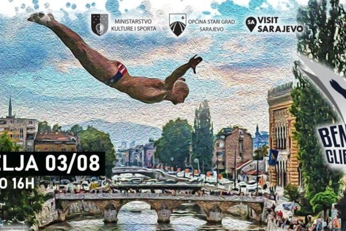 Bentbaša Cliff Diving 3. avgusta u Sarajevu