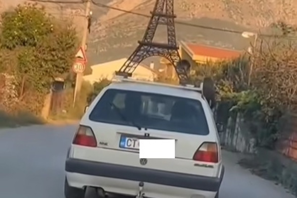 Urnebesan snimak iz Crne Gore: Otkud ovo na krovu golfa (VIDEO)