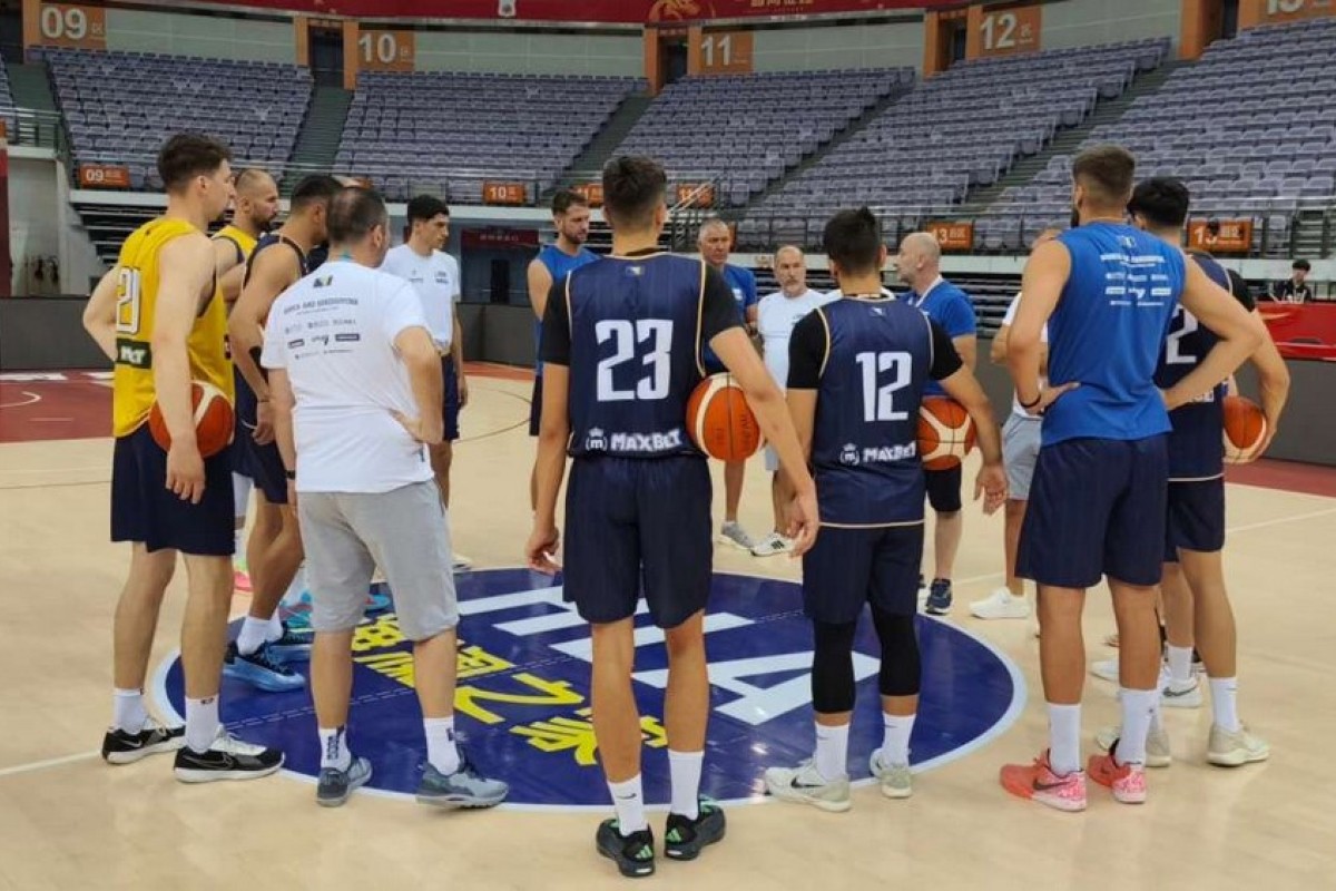 Košarkaši BiH obavili trening uoči dvomeča protiv Kine