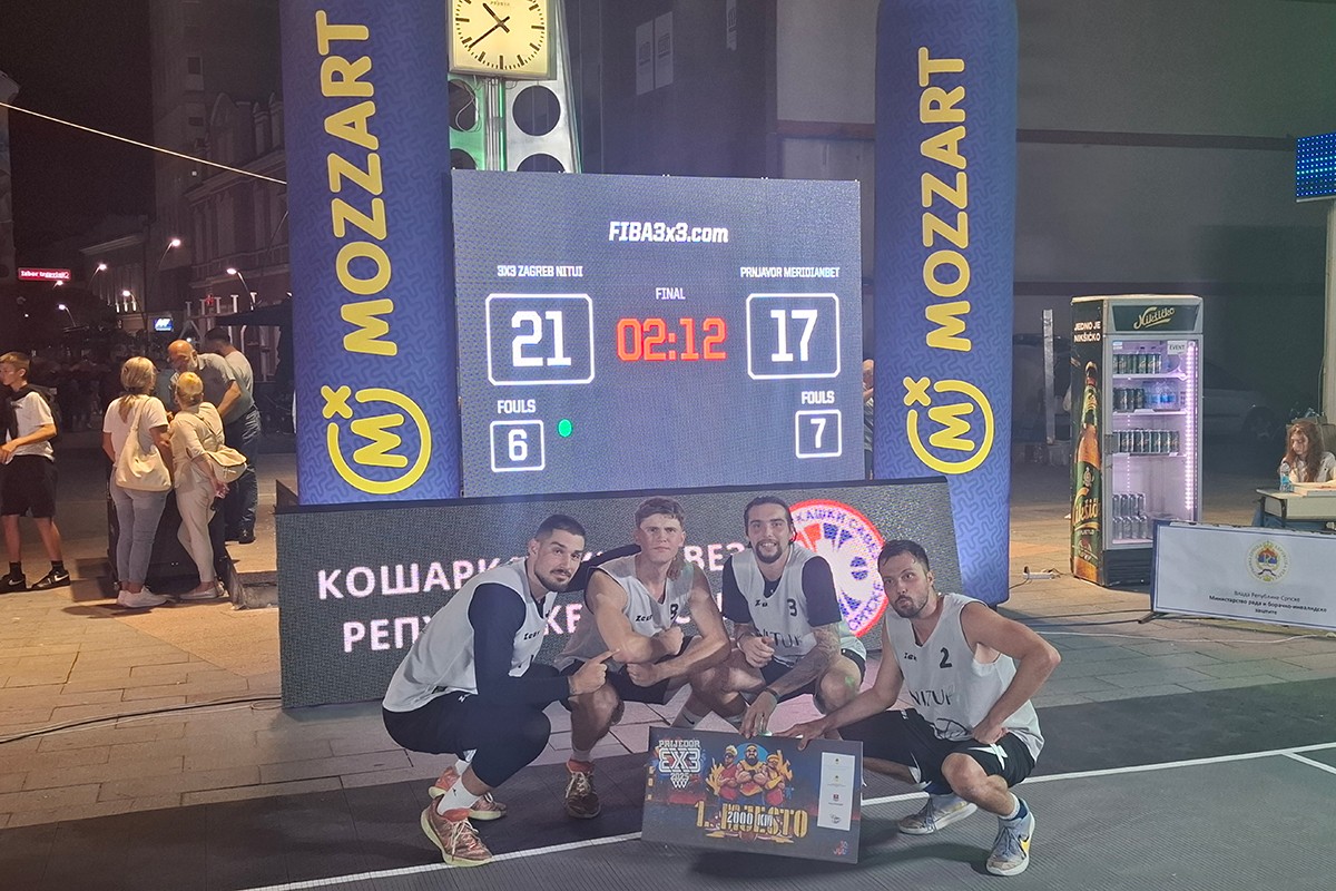 Prijedor sjajan domaćin 3x3 turnira Mozzartbet tour Republike Srpske