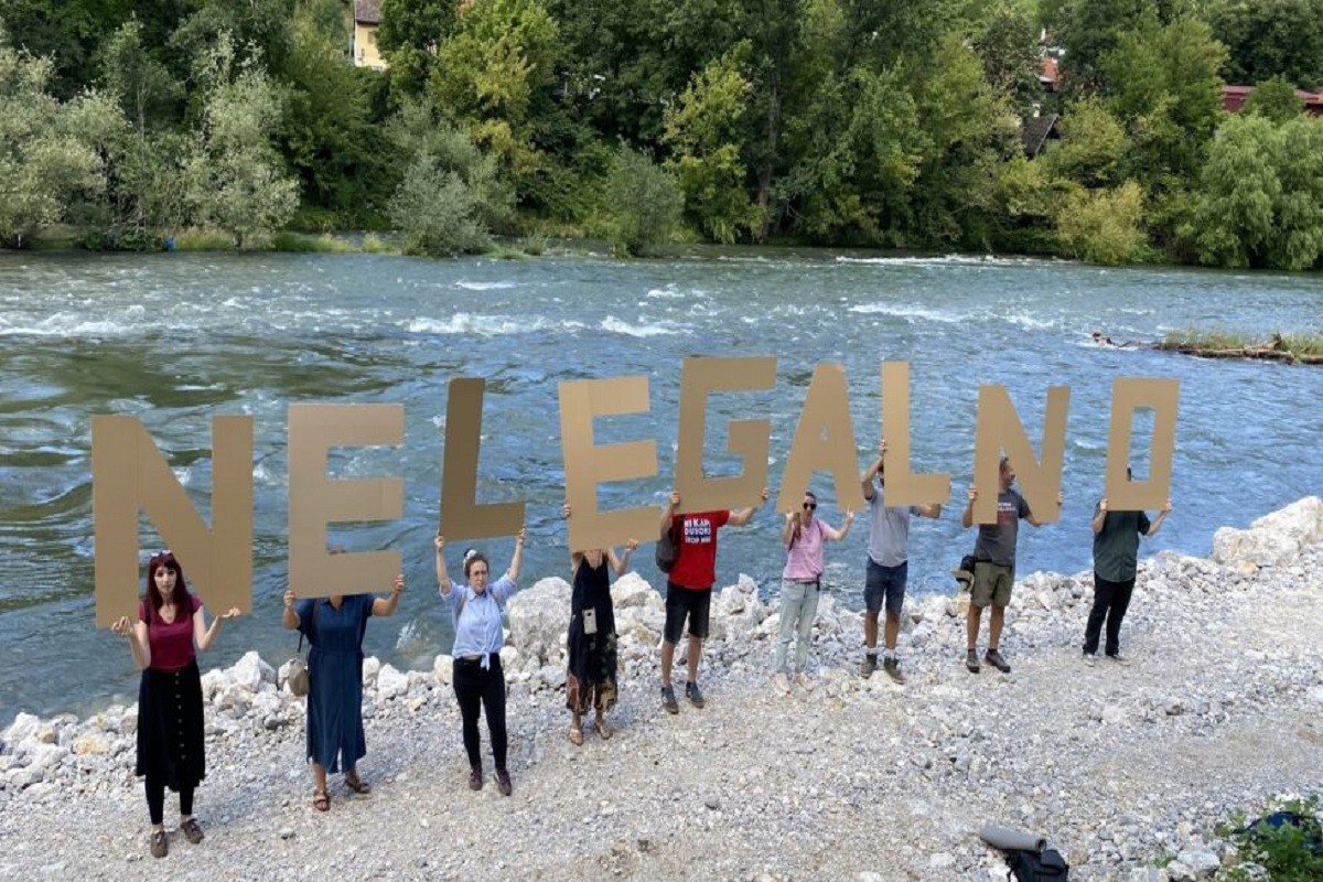 Podnesena krivična prijava zbog nelegalnih radova na Vrbasu u Banjaluci (VIDEO)