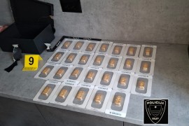 Policija u HNK zaplijenila 26 poluga zlata