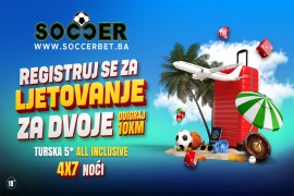 Soccerbet te vodi na more za 10 KM!