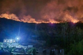 Veliki požar blizu granice sa BiH, vatrogasci i mještani brane kuće