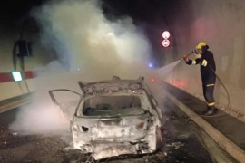 U tunelu Ivan potpuno izgorio automobil austrijske porodice