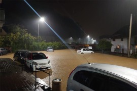 Poplave u Laktašima: Voda u Gradskoj upravi, Domu zdravlja i ...