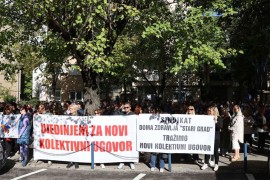 Počeo generalni štrajk zdravstvenih radnika u HNK-u