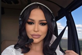 Aleksandra Mladenović stigla helikopterom na proslavu (FOTO)