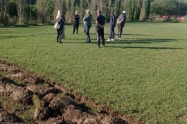 Banjaluka: Zaoran stadion u Vrbanji, došla i policija
