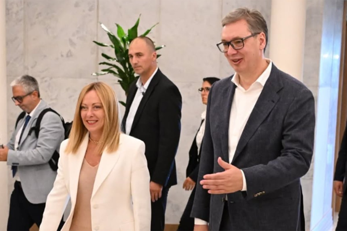 Meloni i Vučić: Beograd i Rim rame uz rame na putu razvoja i stabilnosti regiona
