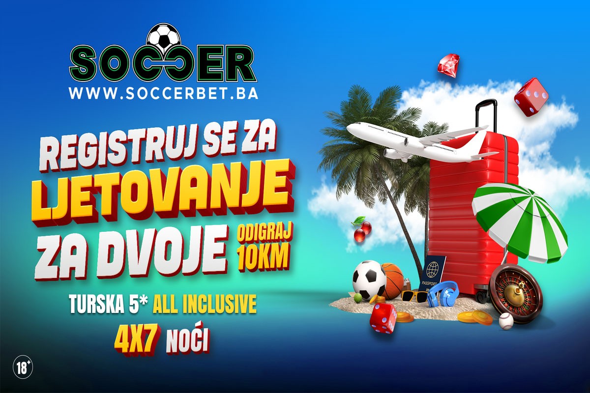 Soccerbet te vodi na more za 10 KM!