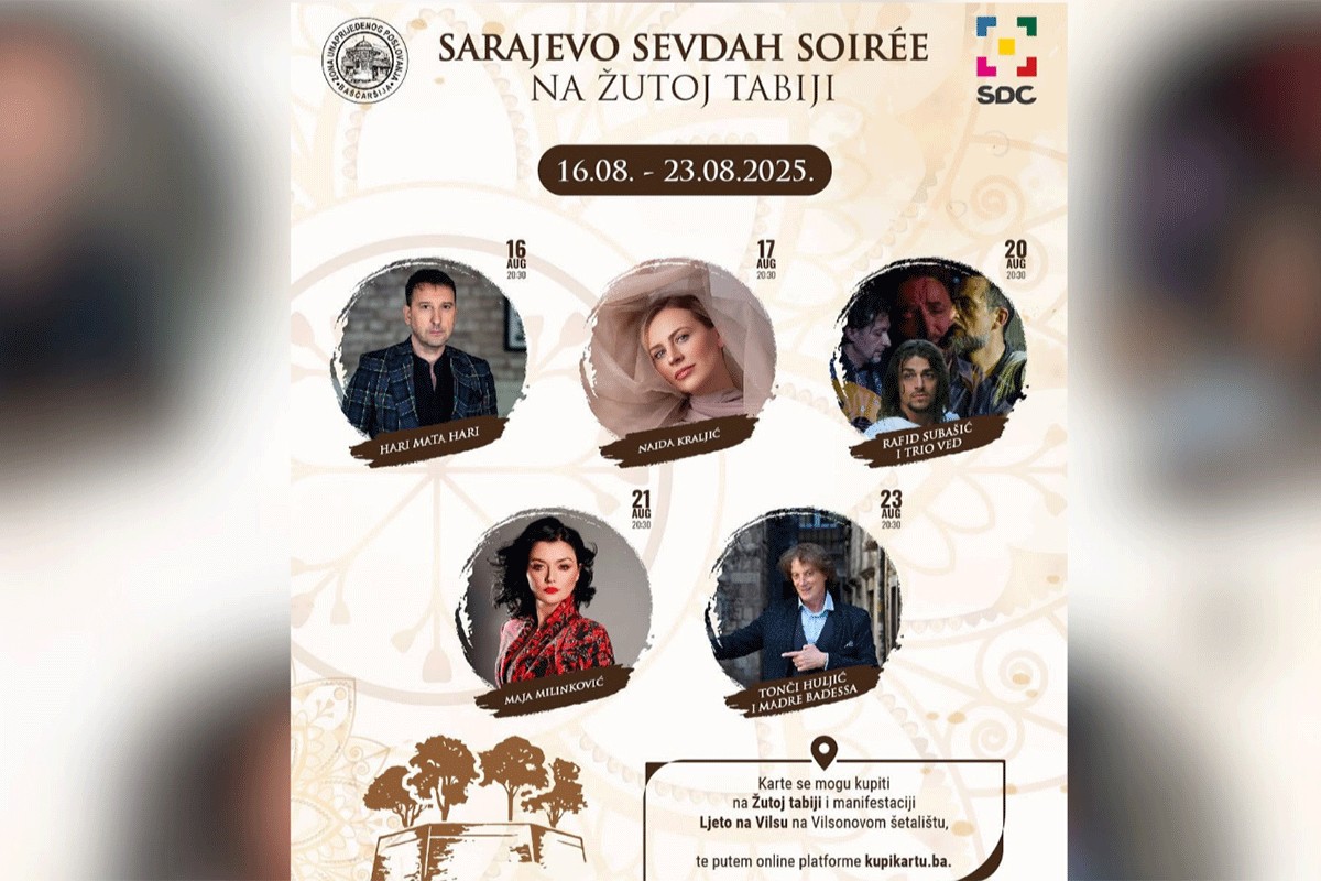 Uskoro počinje "Sarajevo Sevdah Soiree"