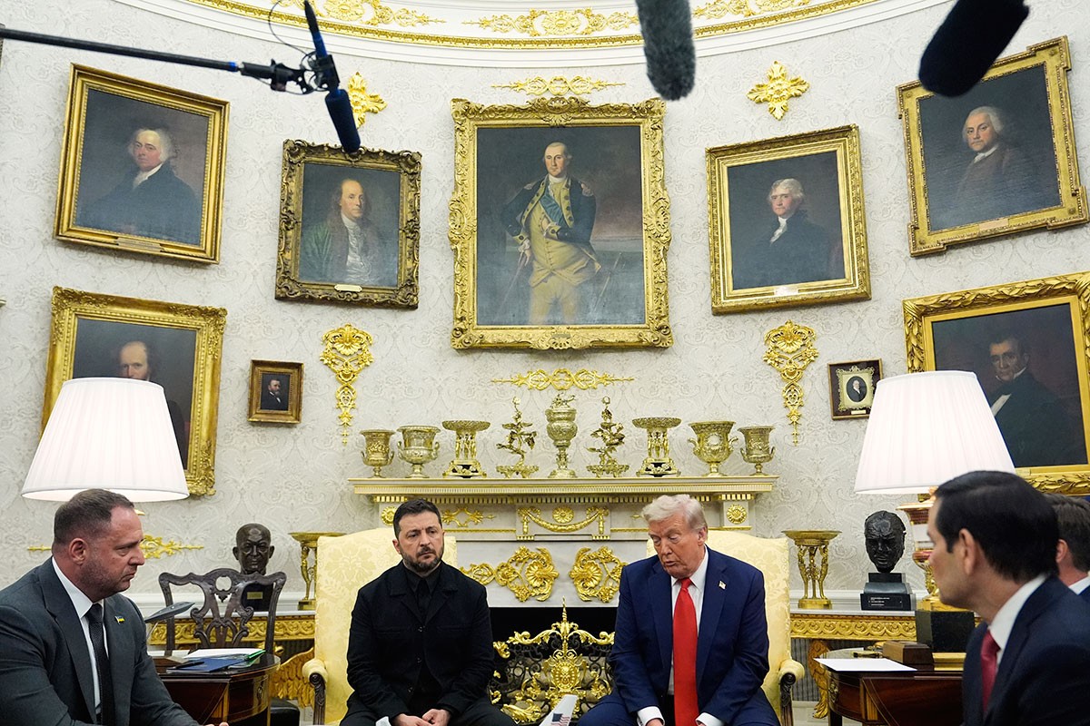 Zelenski pokazao Trampu kartu Ukrajine i trenutno stanje na frontu (FOTO)