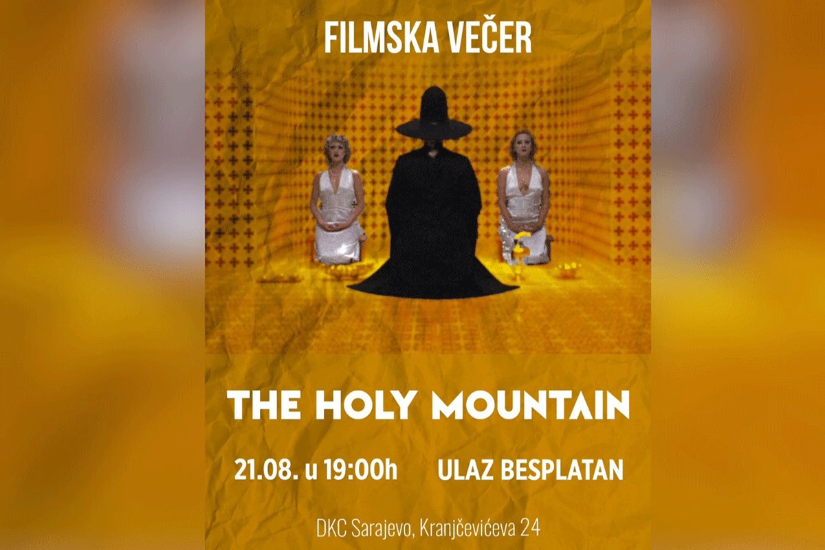 Kultni film "The Holy Mountain" u DKC Sarajevo