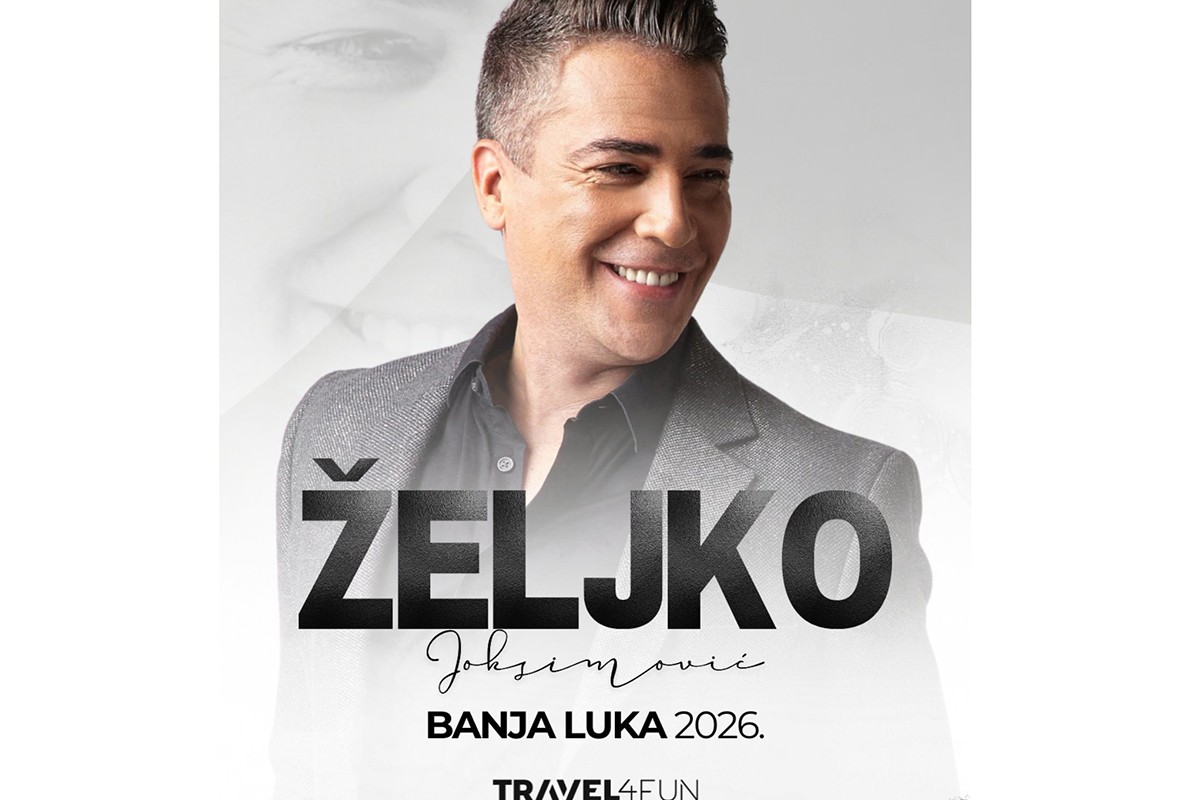 Željko Joksimović otvara ljetnju sezonu 2026. u Banjaluci
