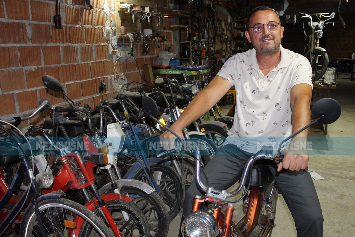 Goran Rašković živi u tri sela i dva grada: Čuva tomos motocikle i koze