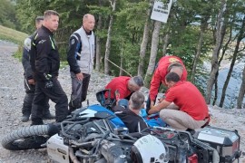 GSS spasila stranog državljanina nakon pada s motora na Bjelašnici