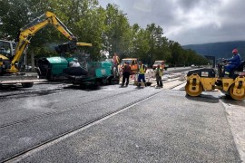 Počelo asfaltiranje kružnog toka u Sokolović Koloniji