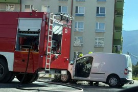 Zapalio se automobil u sarajevskom naselju Dobrinja