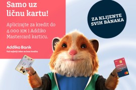 Addiko Bank a.d. Banja Luka: Aplicirajte za kredit samo s ličnom