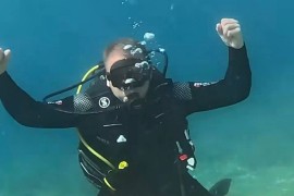Stanivuković 25 metara pod vodom: "Ovo radim na sopstvenu odgovornost" ...