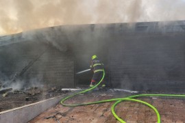 Gorjela brvnara na Čokorskim poljima u Banjaluci (FOTO)