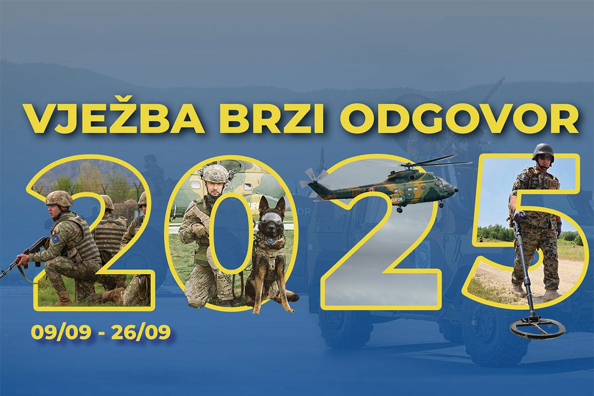 EUFOR počinje vježbu "Brzi odgovor" u devet gradova u BiH