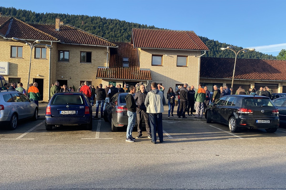 Šumari u Driniću ponovo štrajkuju, imaju samo jedan zahtjev