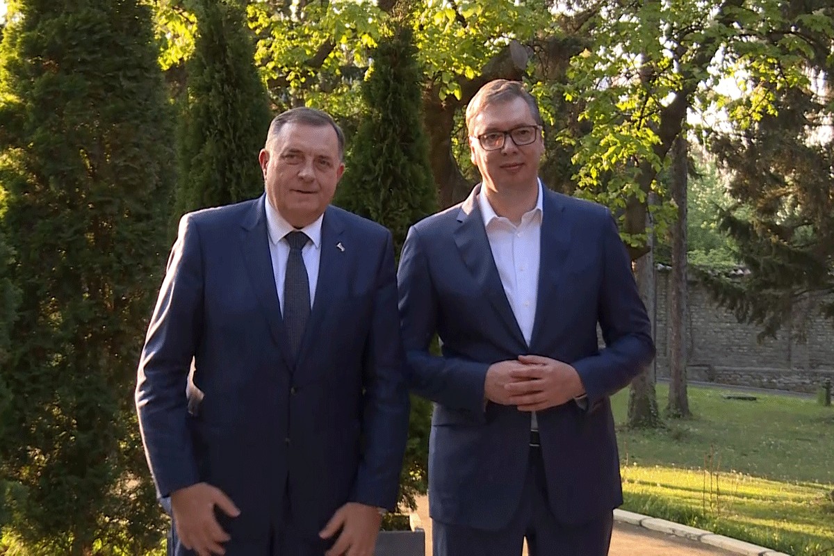 Dodik se sastao s Vučićem: Poslao poruku (FOTO)