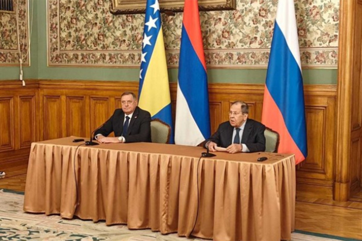Pres konferencija Dodika i Lavrova: Rusija osuđuje pokušaj da se Dodik ukloni sa vlasti