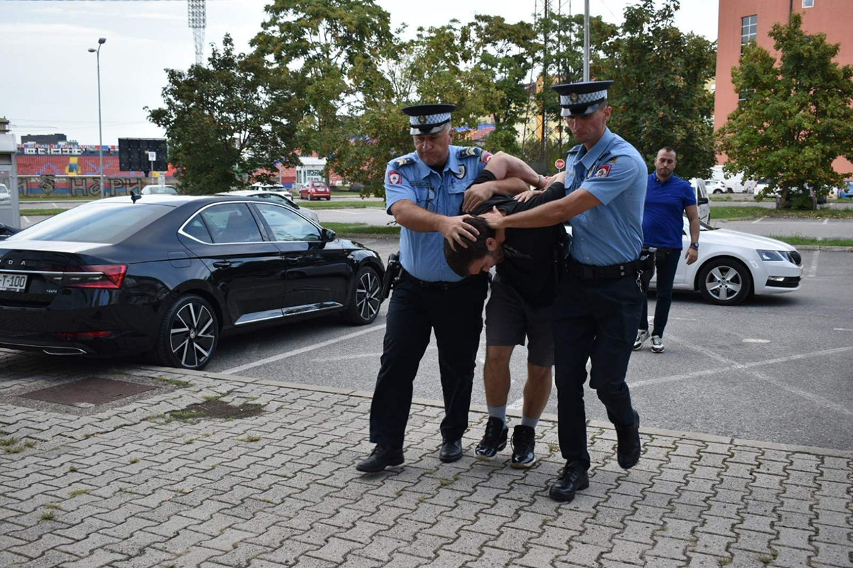 Nakon hapšenja u Banjaluci: Džo sproveden u Tužilaštvo