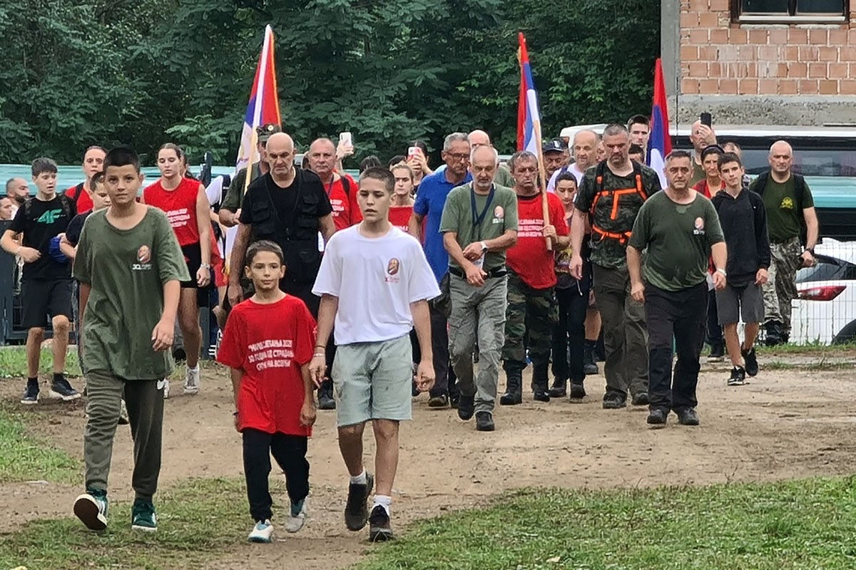 Marš "Stazama egzodusa": Grigorije, najmlađi učesnik