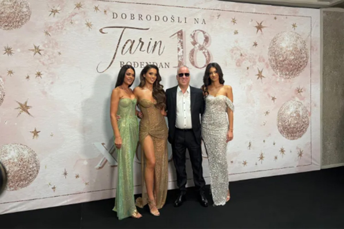 Kćerka Saše Matića zablistala u dugoj haljini na proslavi 18. rođendana